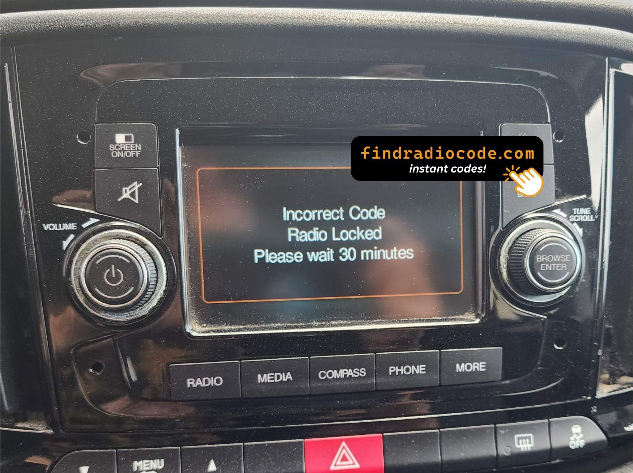 Chrysler CAR MAKER FIAT VP2 NAFTA
 radio unlock 4 digit code online for this radio